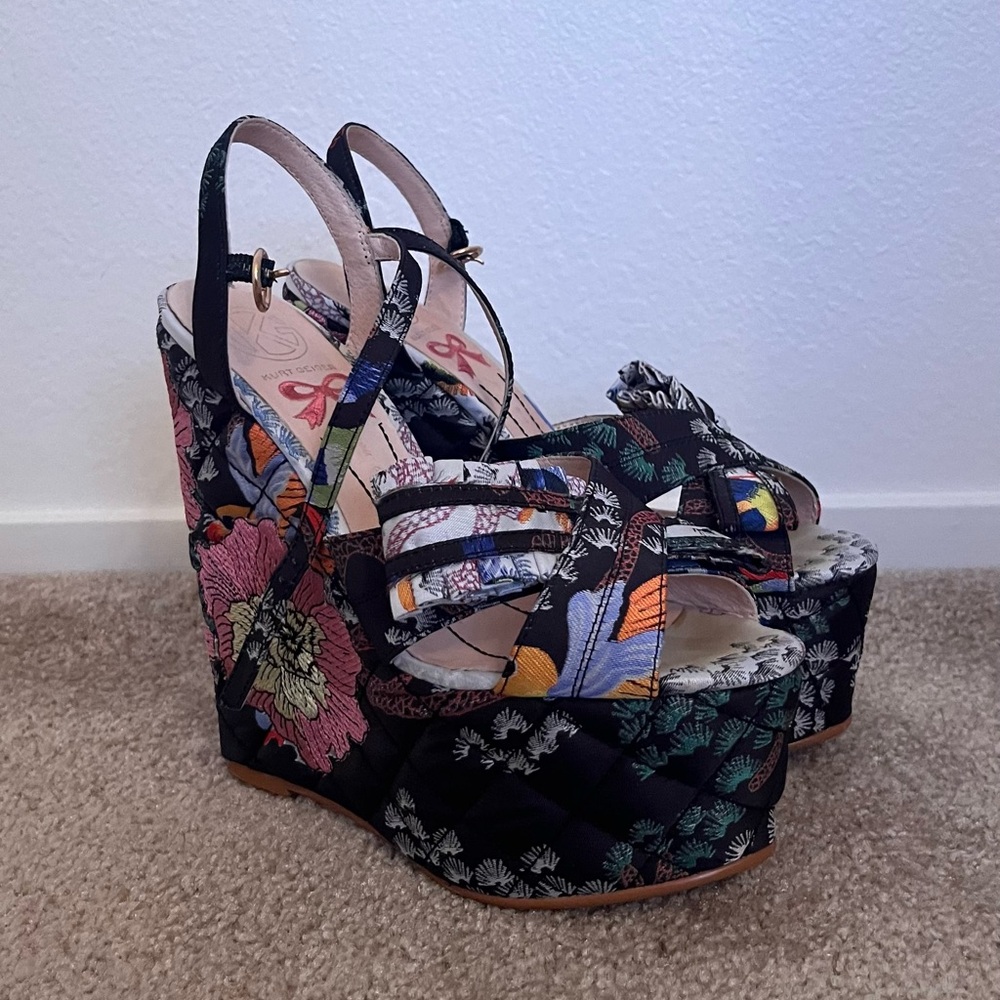 Kurt Geiger “you are the fairest of them all” wedges.